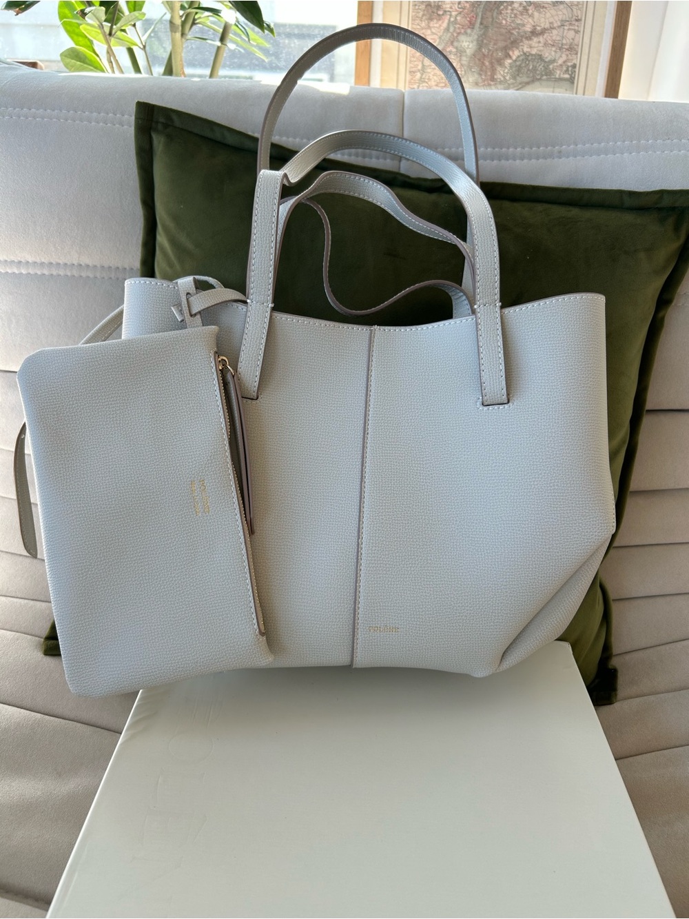 Polene cyme mini — textured mist